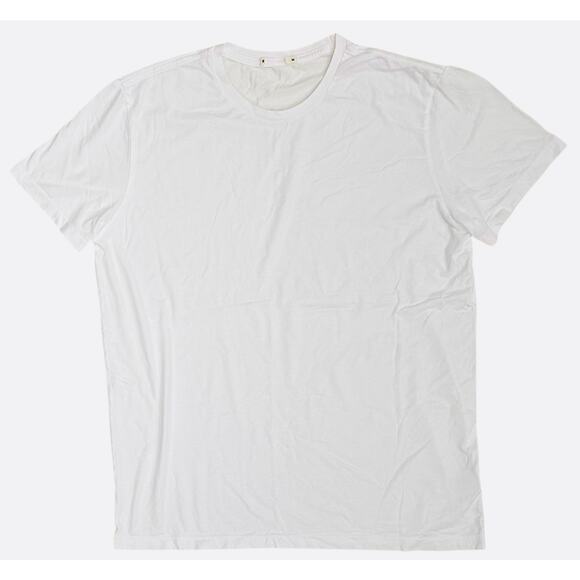 Marine Layer Men's T-Shirt Signature Crew Pima Cotton Tee in White - Picture 1 of 4